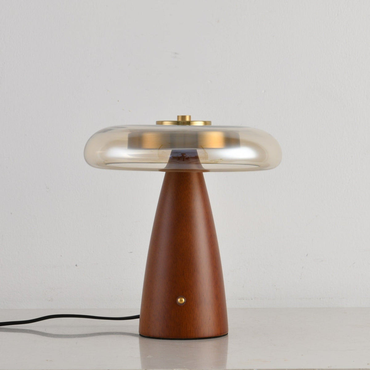 Mushroom Retro-Glas-Tischlampe