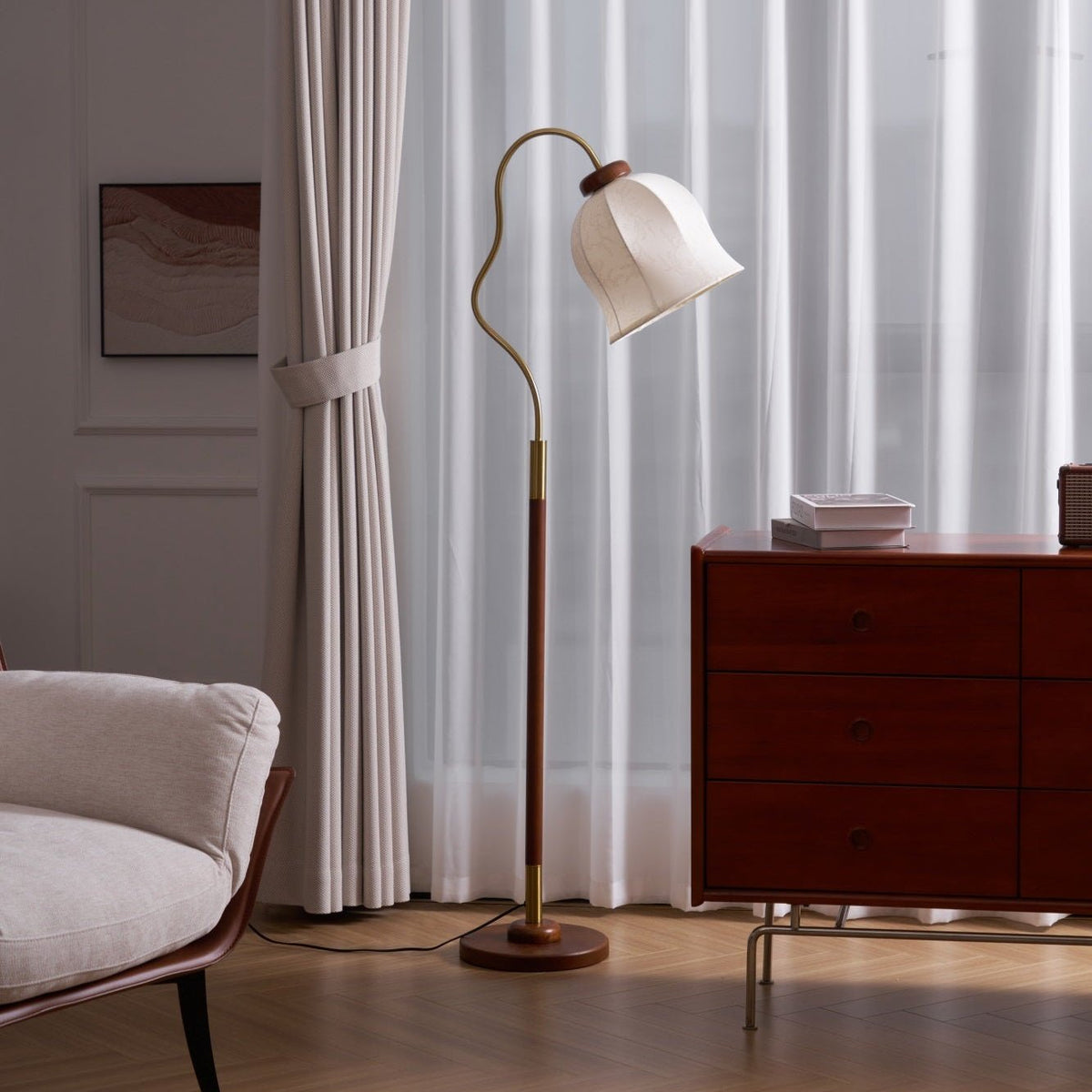 Elveielle Classic Holz Stehleuchte