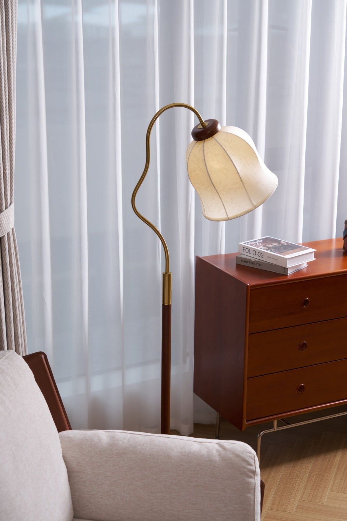 Elveielle Classic Holz Stehleuchte
