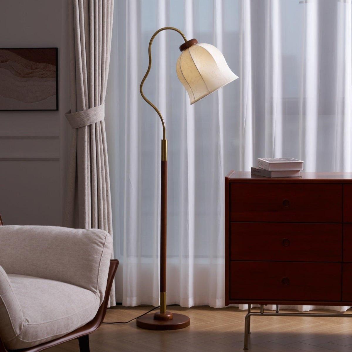Elveielle Classic Holz Stehleuchte
