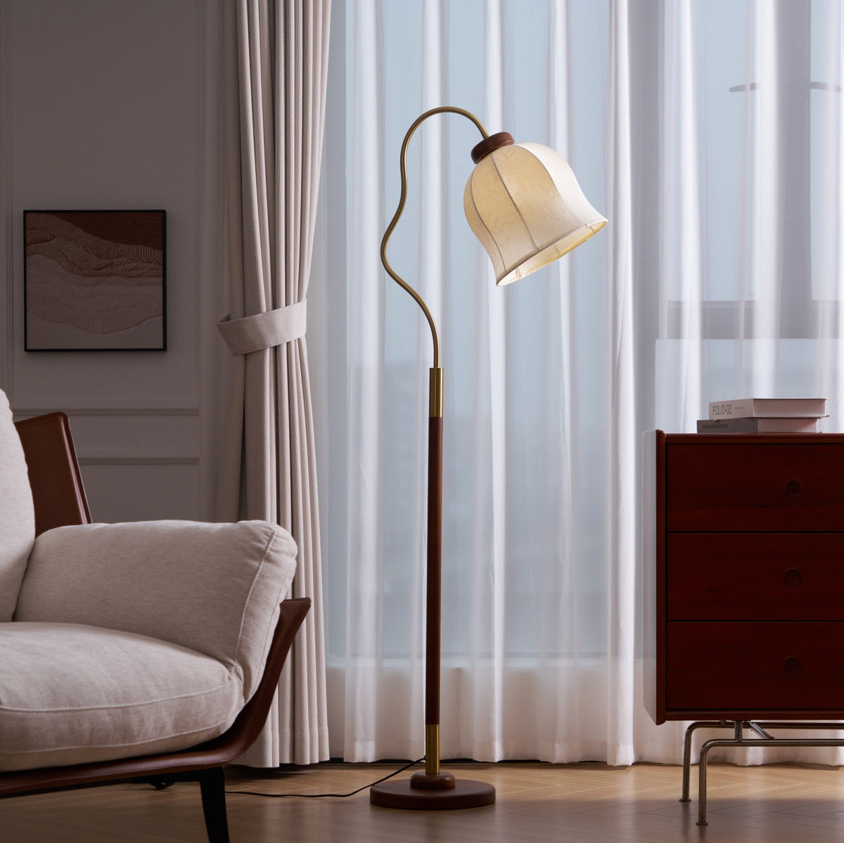 Elveielle Classic Holz Stehleuchte