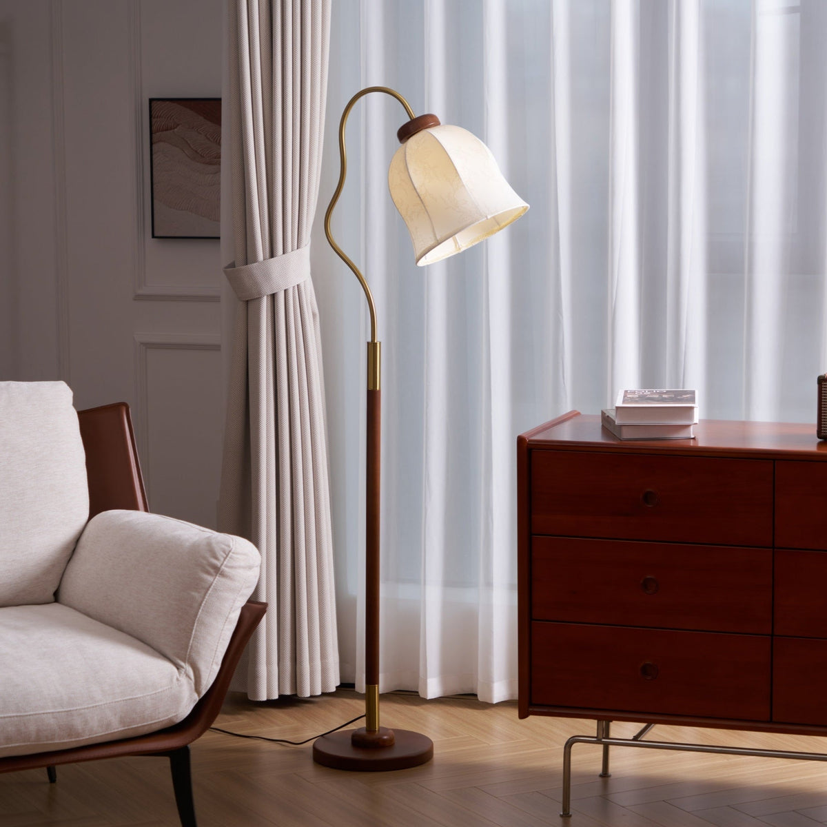 Elveielle Classic Holz Stehleuchte
