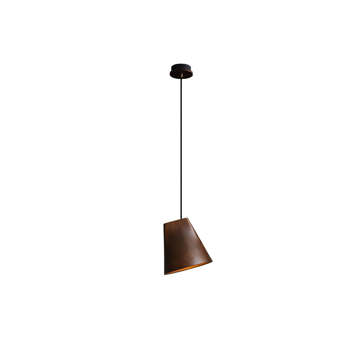 Ivarara asymmetrische Pendelleuchte aus Holz