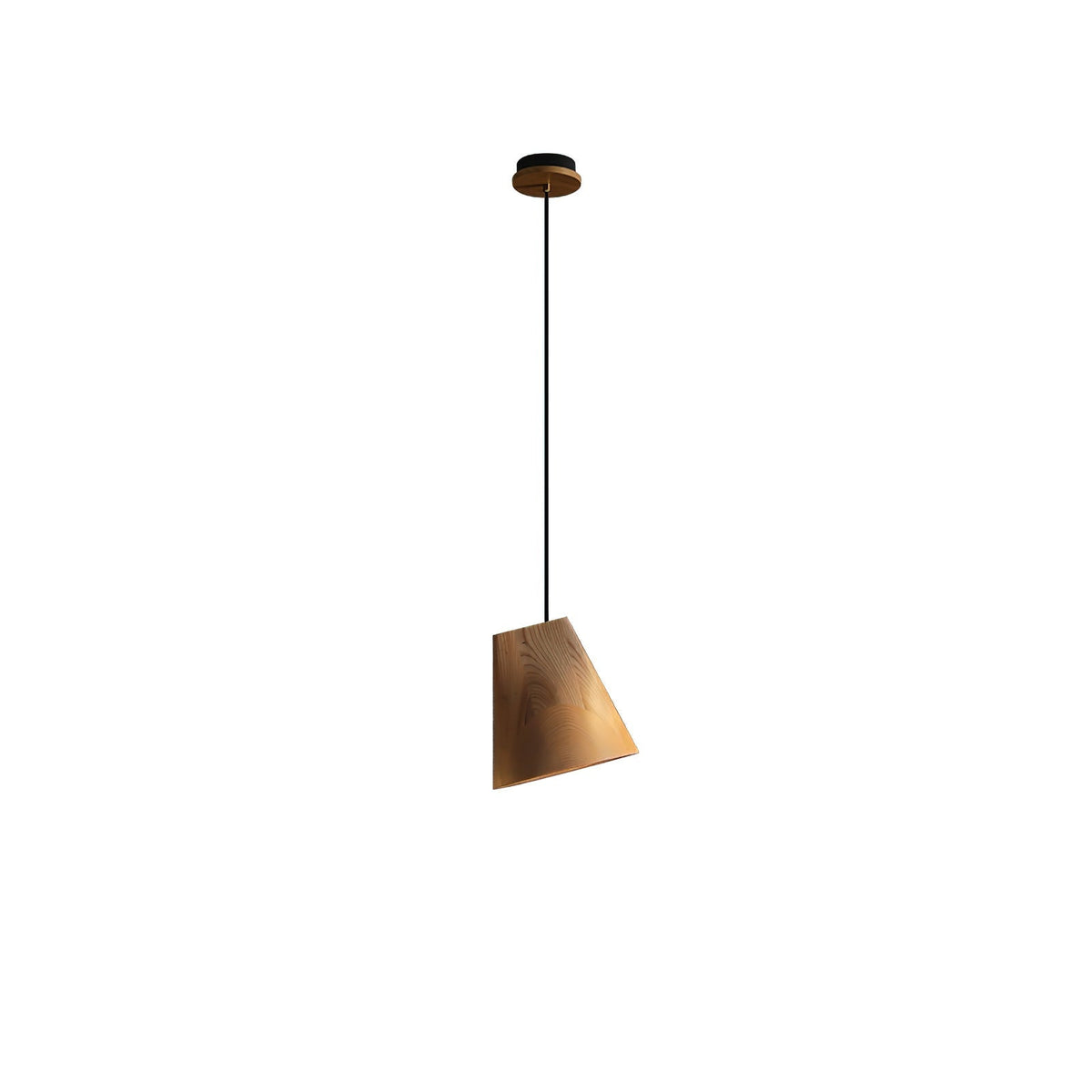 Ivarara asymmetrische Pendelleuchte aus Holz