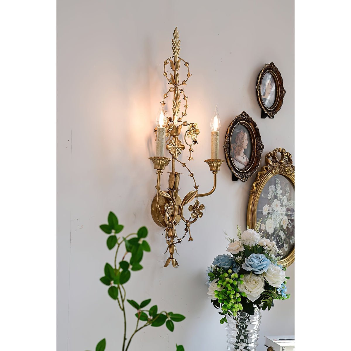 Aevuvyu Premium Vintage Industrial Wandleuchte aus Metall