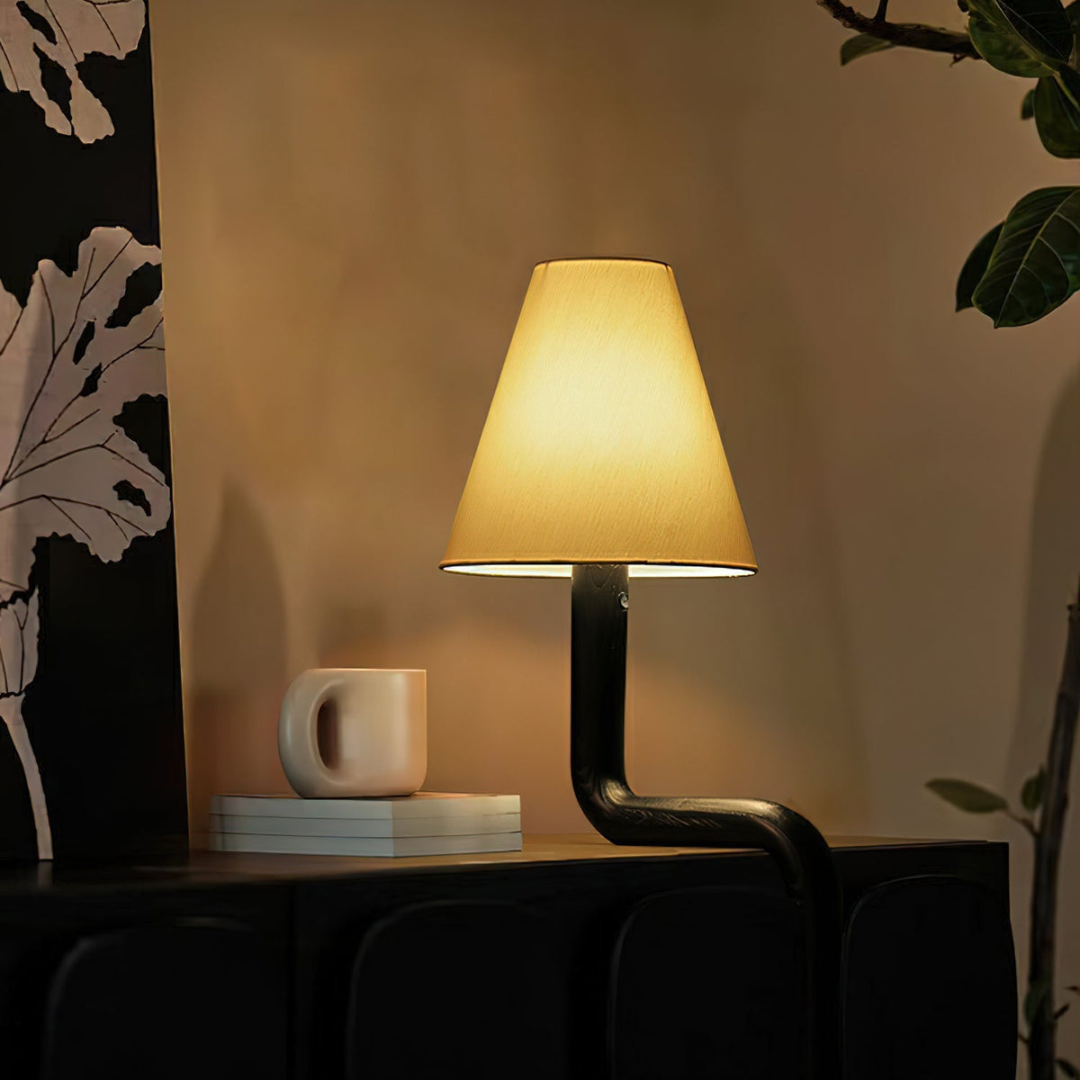Syleielle Tischlampe aus Holz