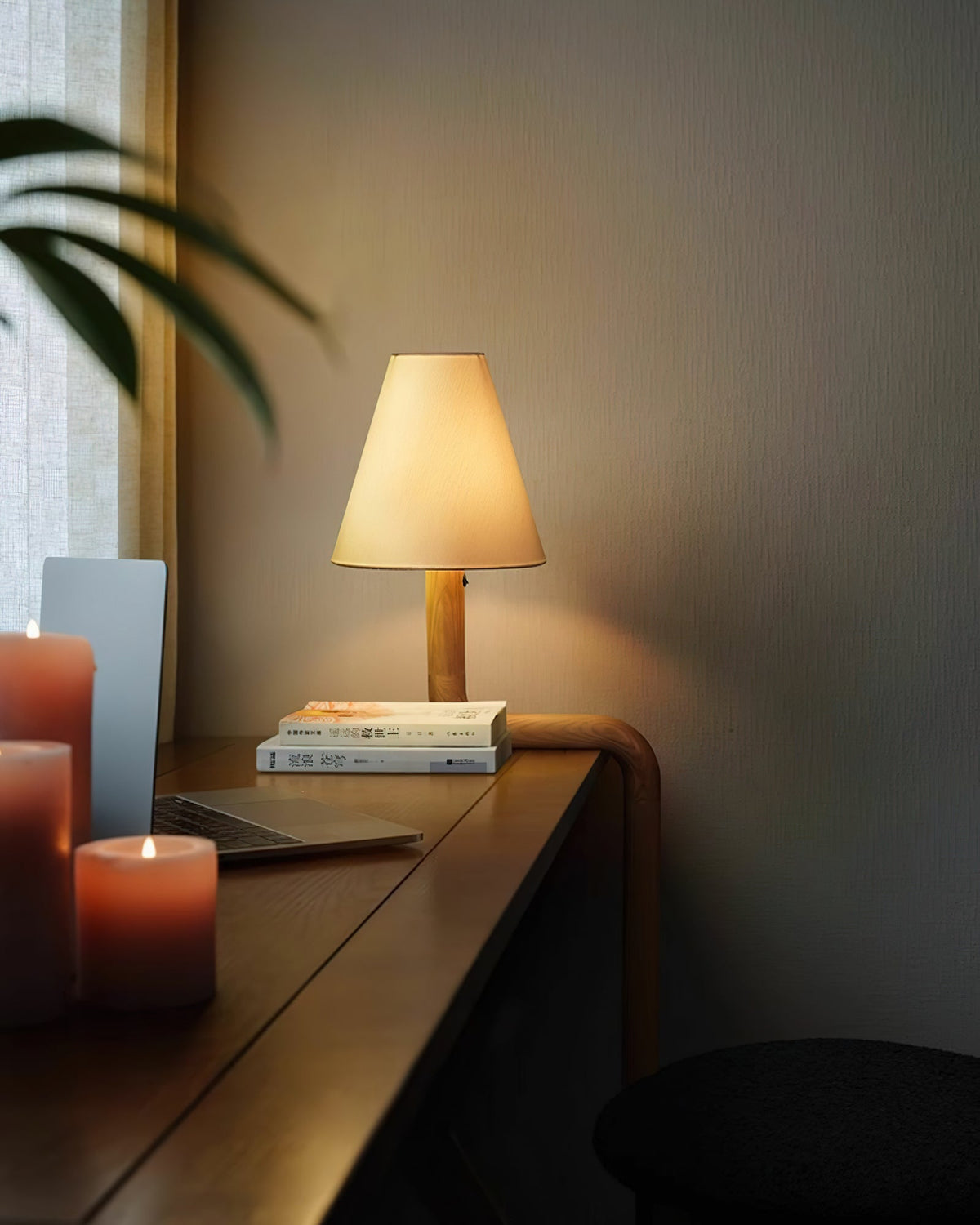 Syleielle Tischlampe aus Holz