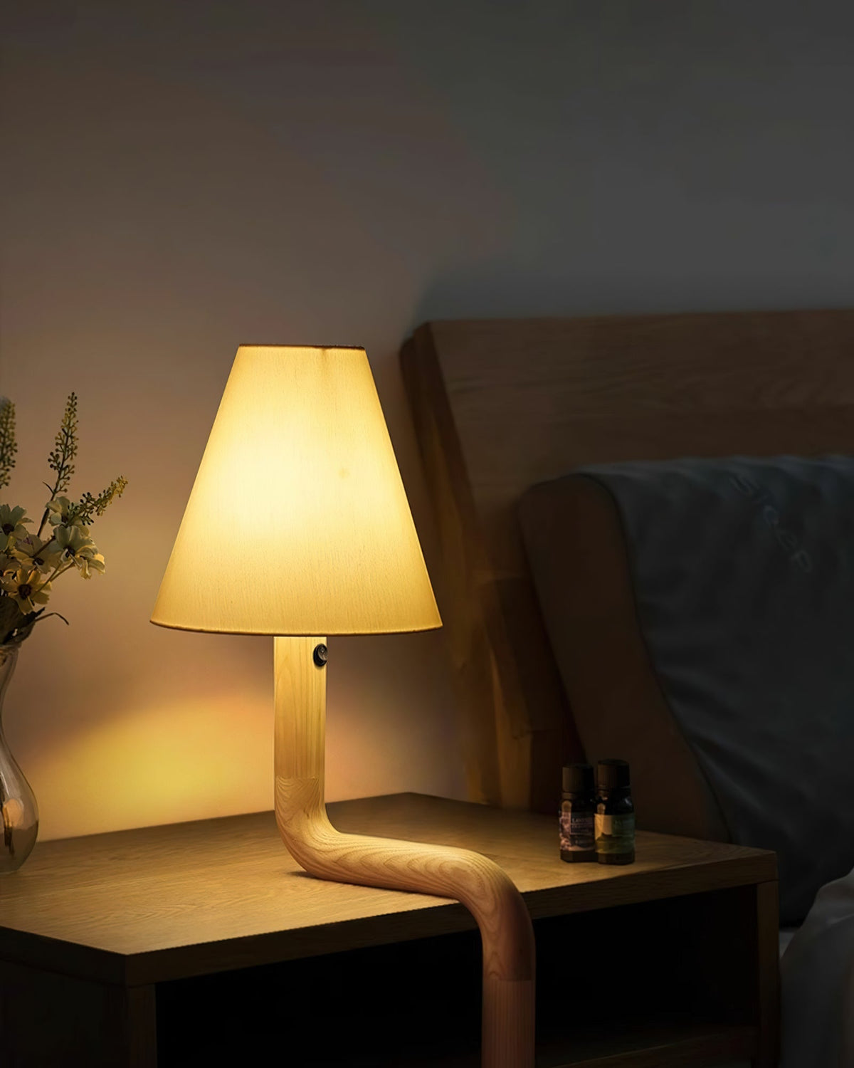 Syleielle Tischlampe aus Holz