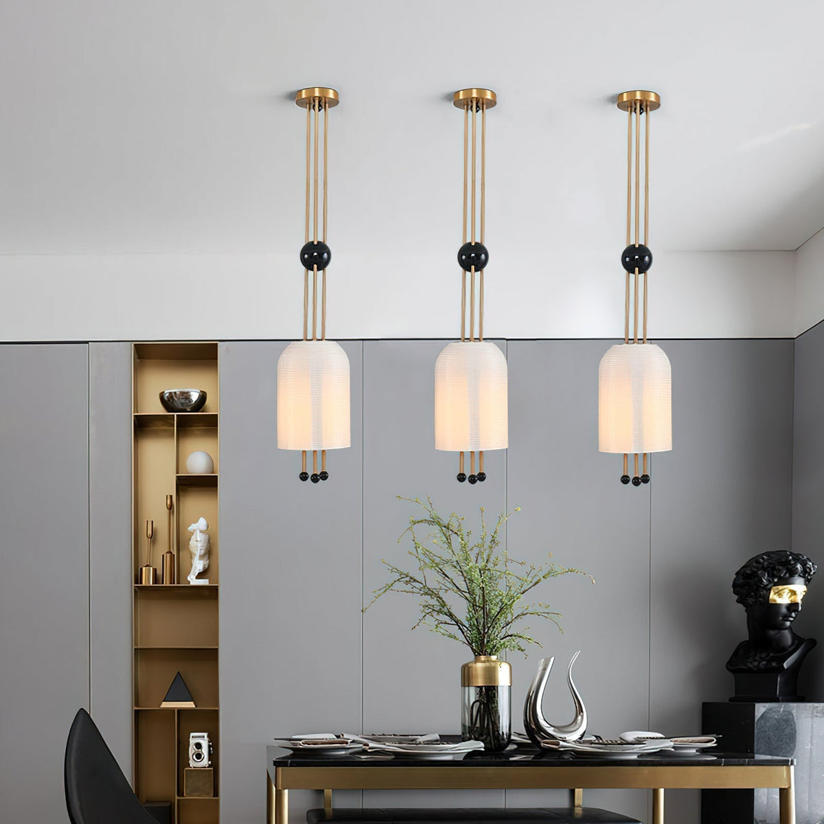 Qir Traditionelle Eleganz Pendelleuchte aus Glas