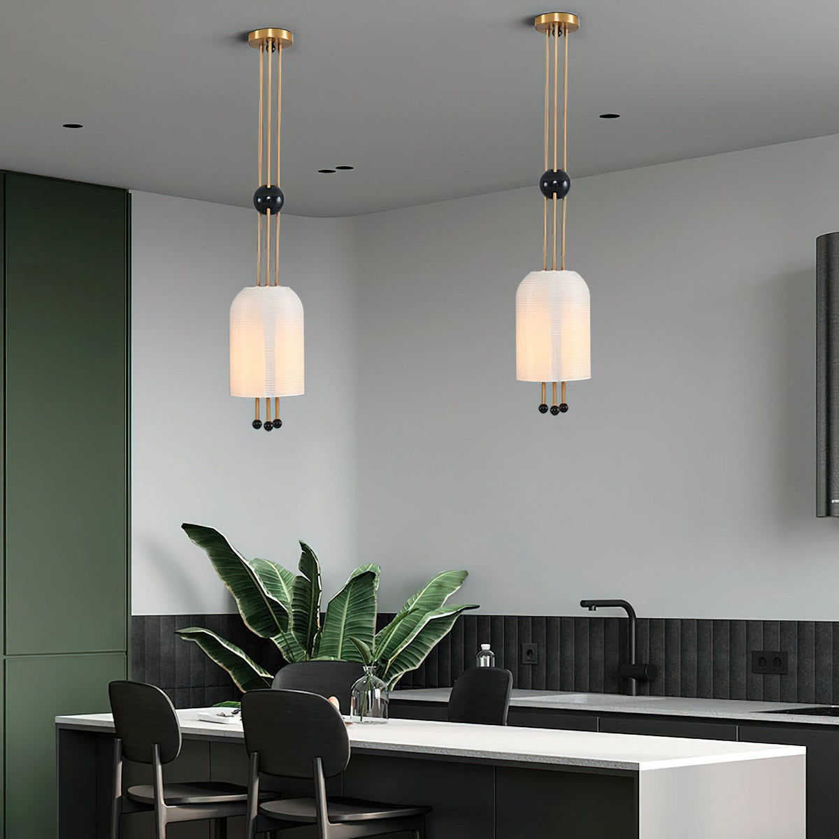 Qir Traditionelle Eleganz Pendelleuchte aus Glas