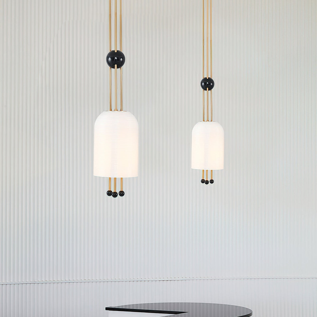 Qir Traditionelle Eleganz Pendelleuchte aus Glas