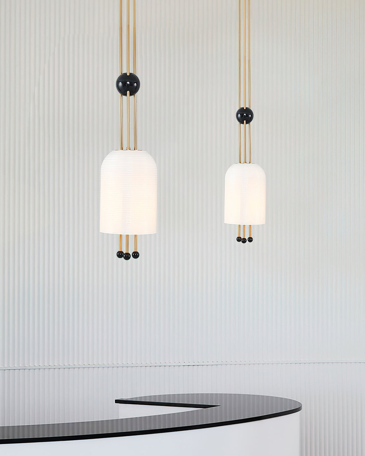 Qir Traditionelle Eleganz Pendelleuchte aus Glas