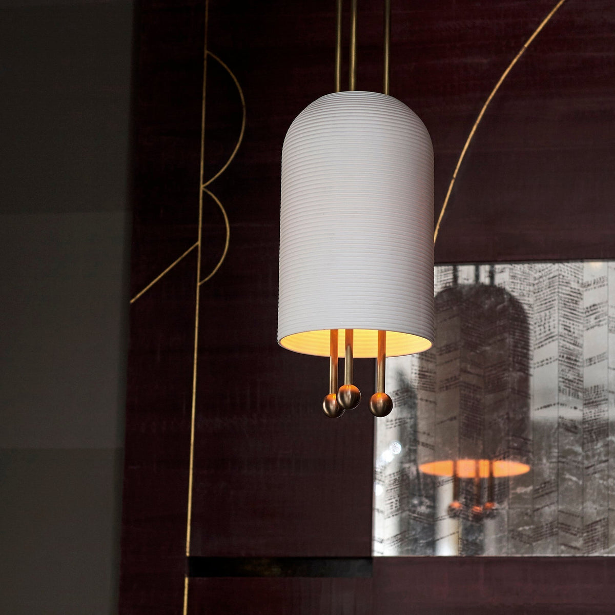 Qir Traditionelle Eleganz Pendelleuchte aus Glas
