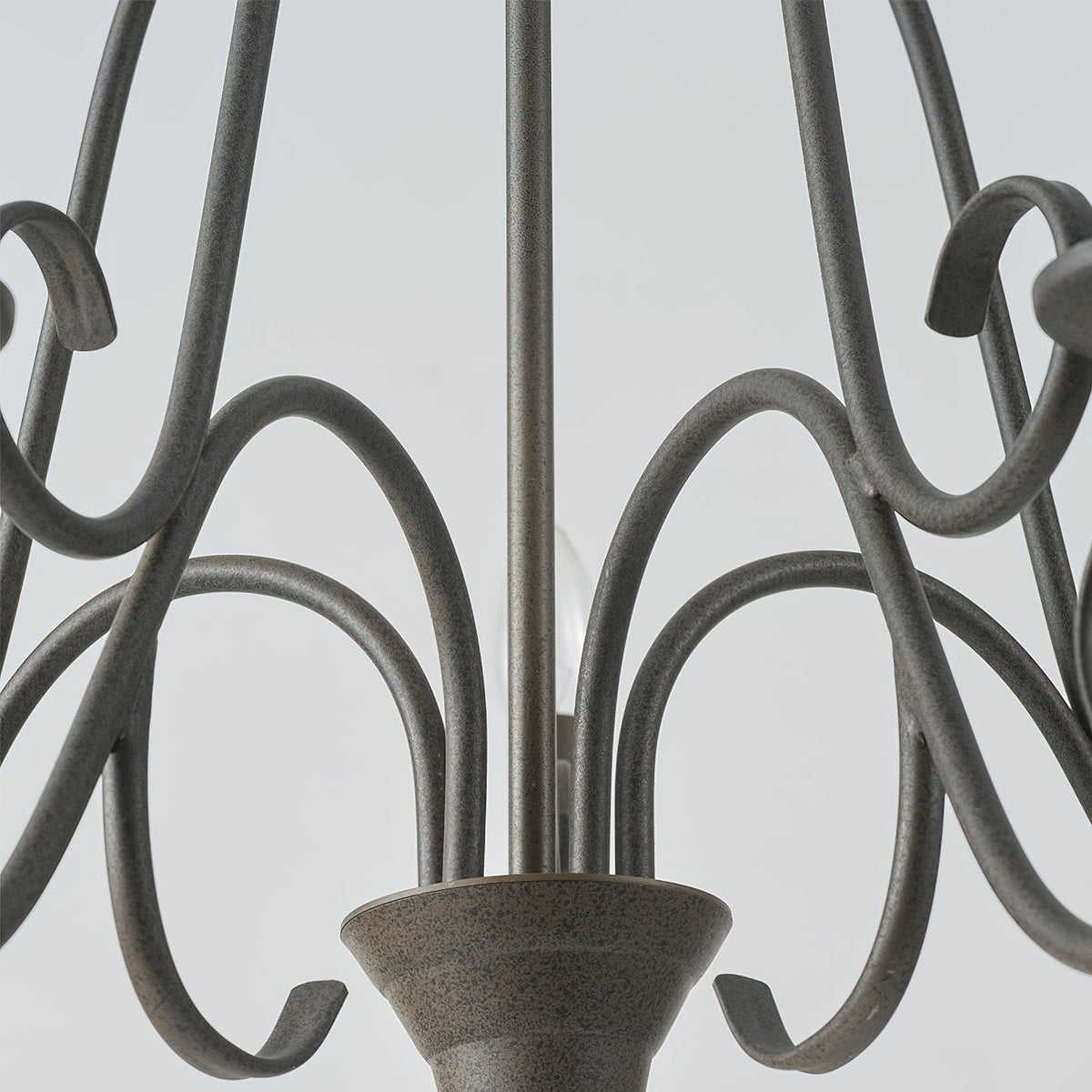 Dvaluvyu Vintage Industrial Kronleuchter aus Metall
