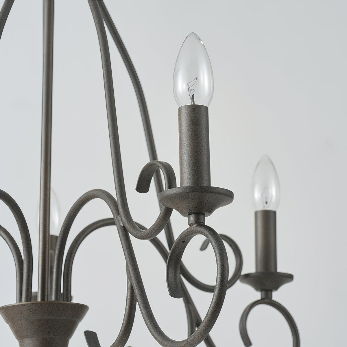 Dvaluvyu Vintage Industrial Kronleuchter aus Metall