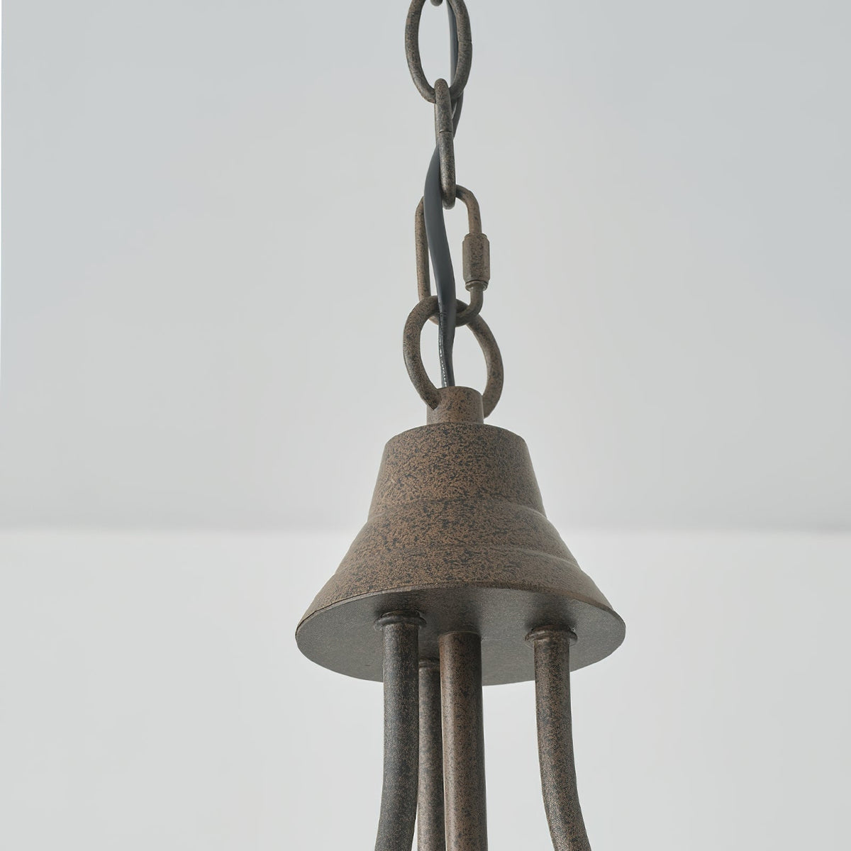 Dvaluvyu Vintage Industrial Kronleuchter aus Metall