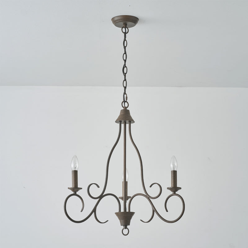 Dvaluvyu Vintage Industrial Kronleuchter aus Metall