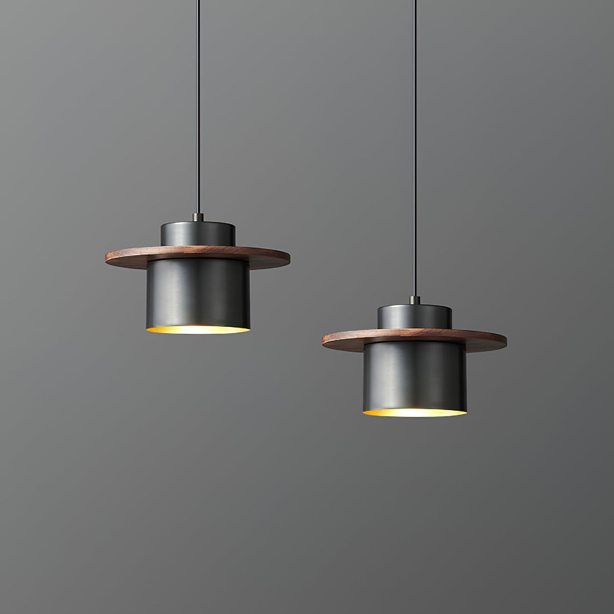 Auririra Industrielle Pendelleuchte aus Messing