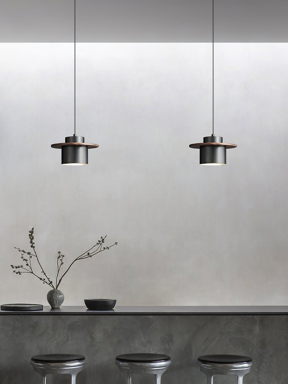Auririra Industrielle Pendelleuchte aus Messing