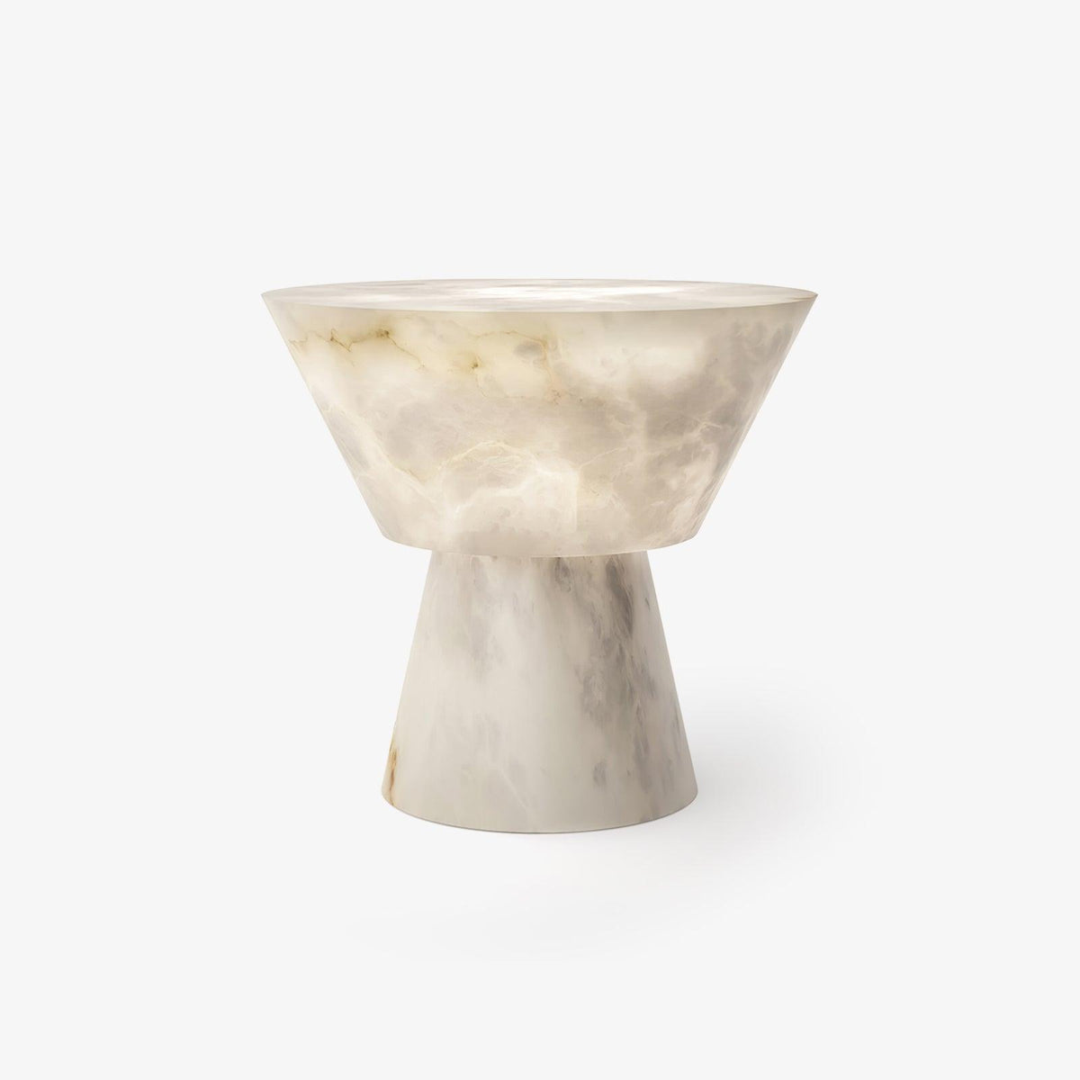 Ane Pedestal Alabaster Tischleuchte