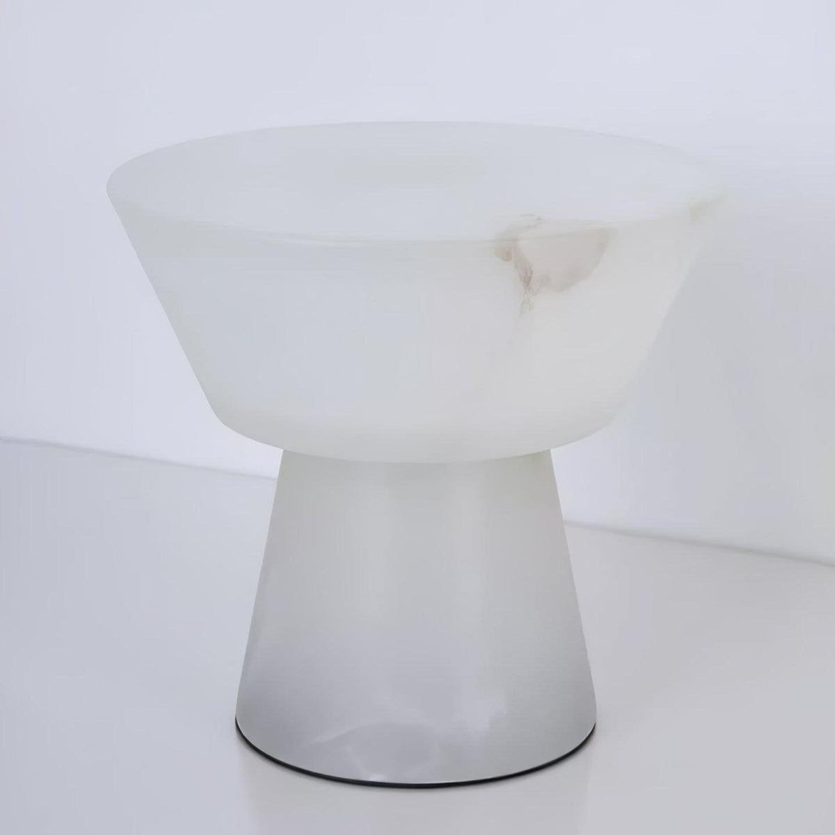 Ane Pedestal Alabaster Tischleuchte
