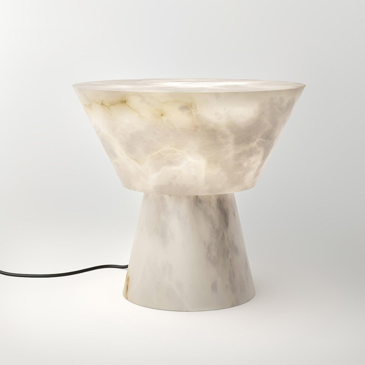 Ane Pedestal Alabaster Tischleuchte