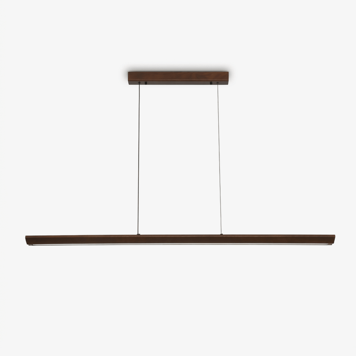 Waldenne lineare Pendelleuchte aus Holz