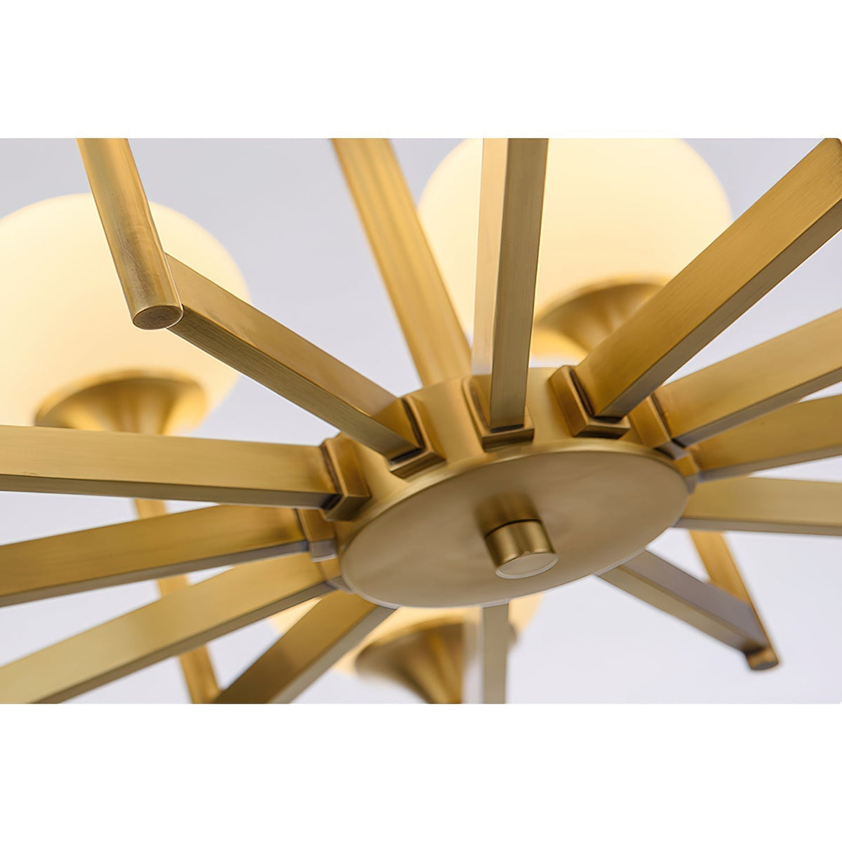 Mavex Vintage Industrial Kronleuchter aus Glas