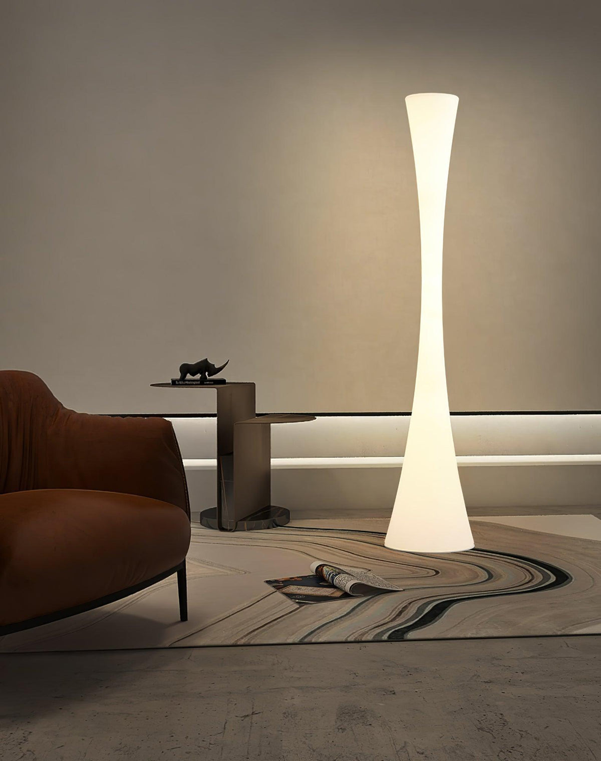 Orelanora Stehleuchte Weiß modern