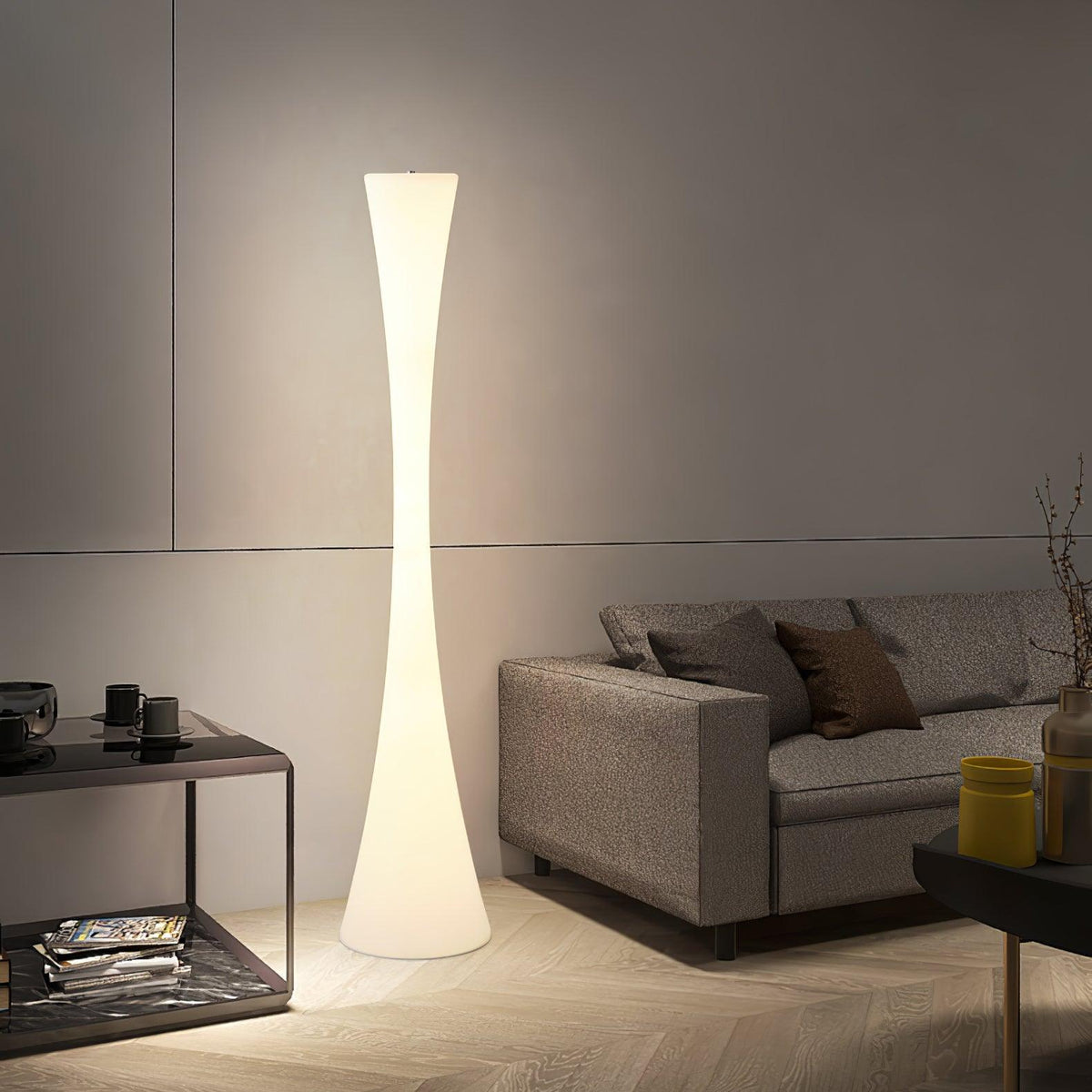 Orelanora Stehleuchte Weiß modern