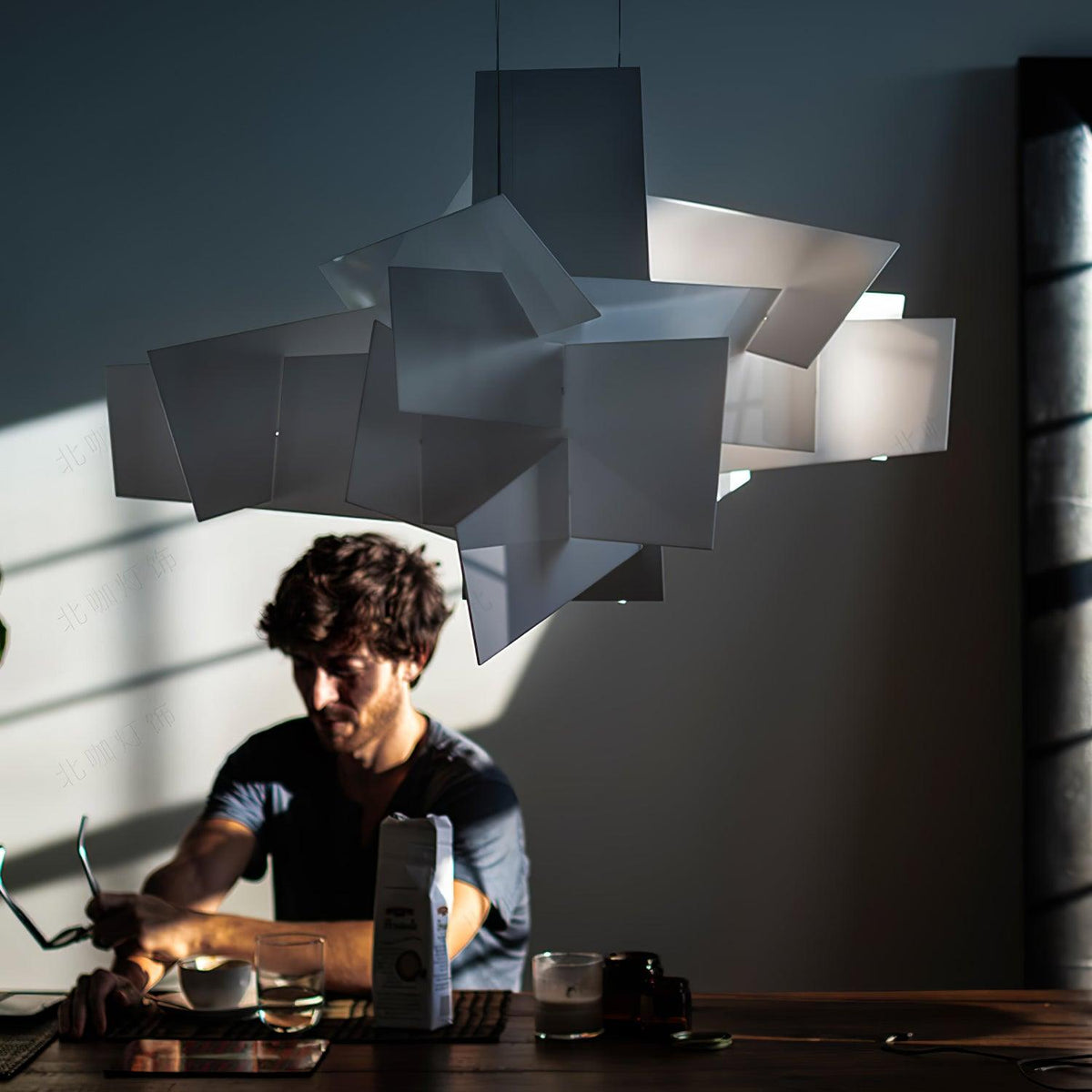 Ultalus Origami Stern-Pendelleuchte