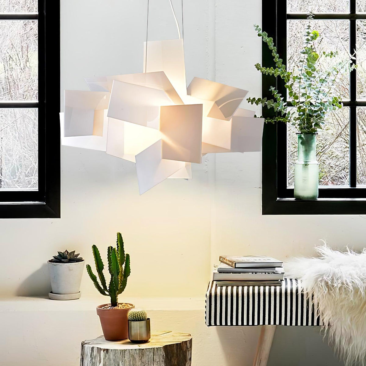 Ultalus Origami Stern-Pendelleuchte