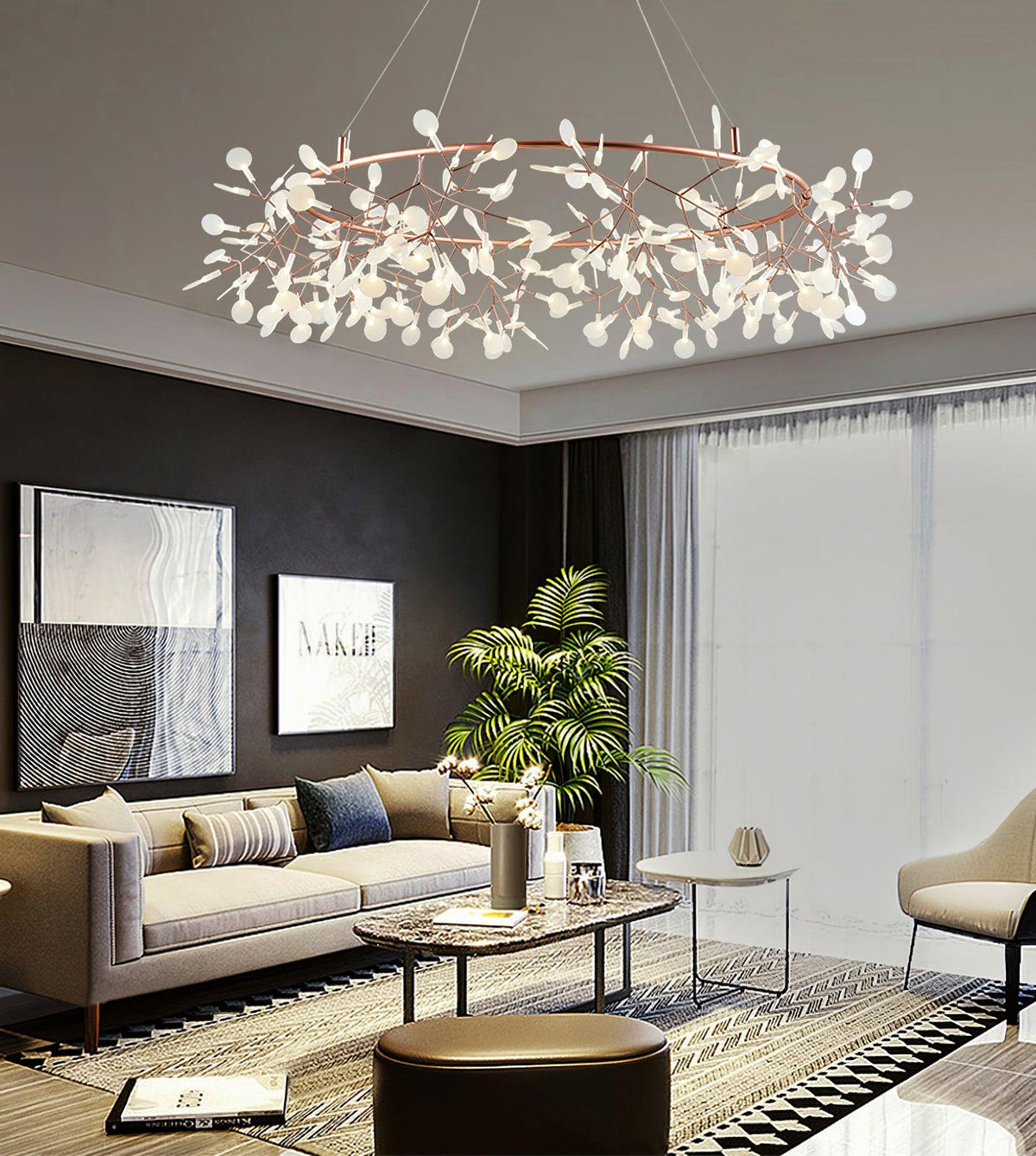 Dore Kronleuchter Firefly Branch LED