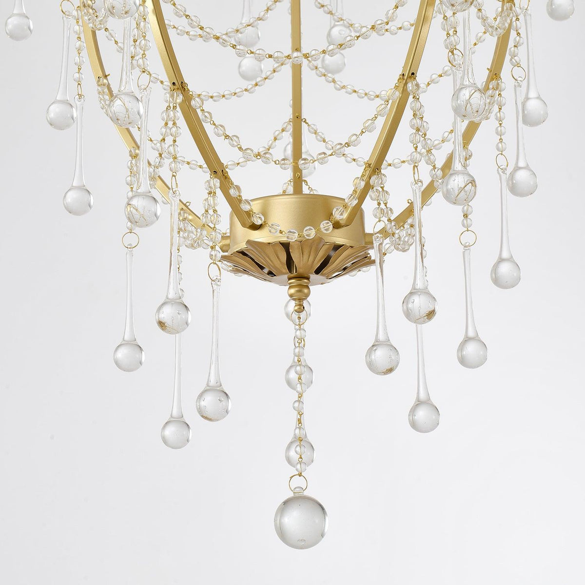 Eiriian Kronleuchter Birdcage Glaskugeln