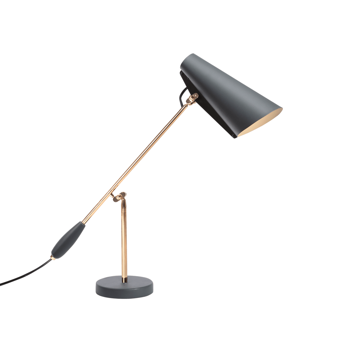 Orbix Steel Mid-Century-Tischlampe
