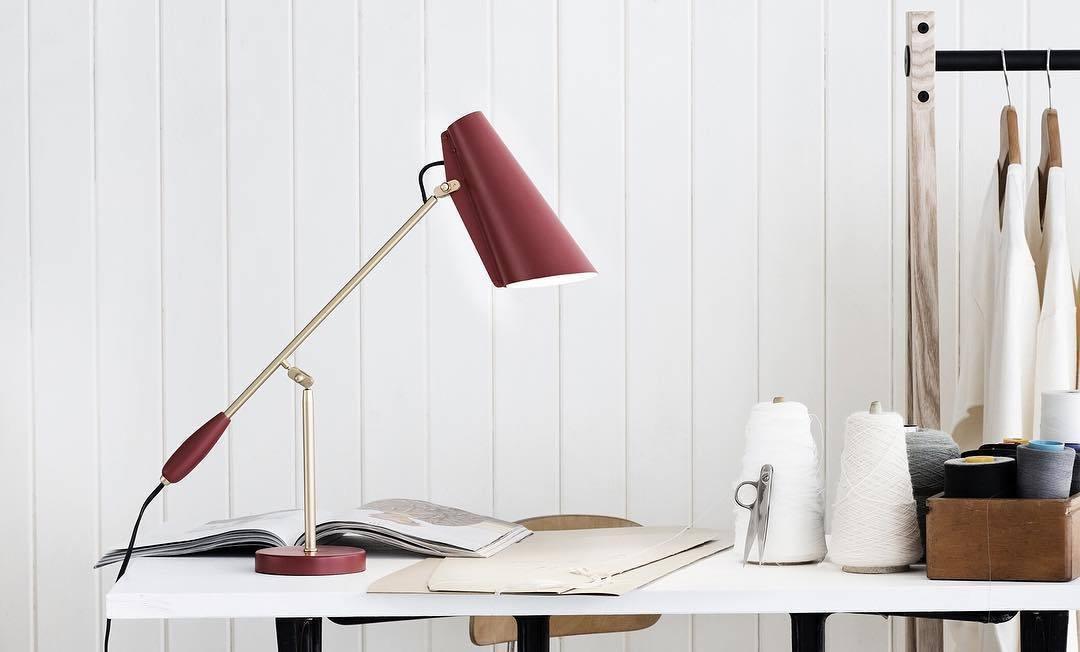 Orbix Steel Mid-Century-Tischlampe