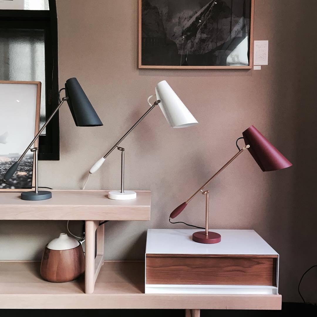 Orbix Steel Mid-Century-Tischlampe