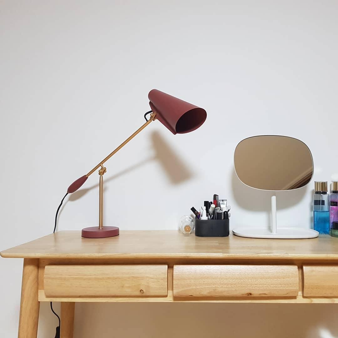 Orbix Steel Mid-Century-Tischlampe