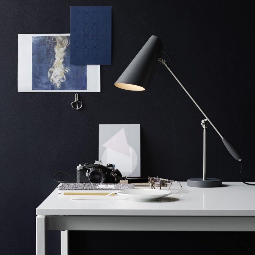 Orbix Steel Mid-Century-Tischlampe