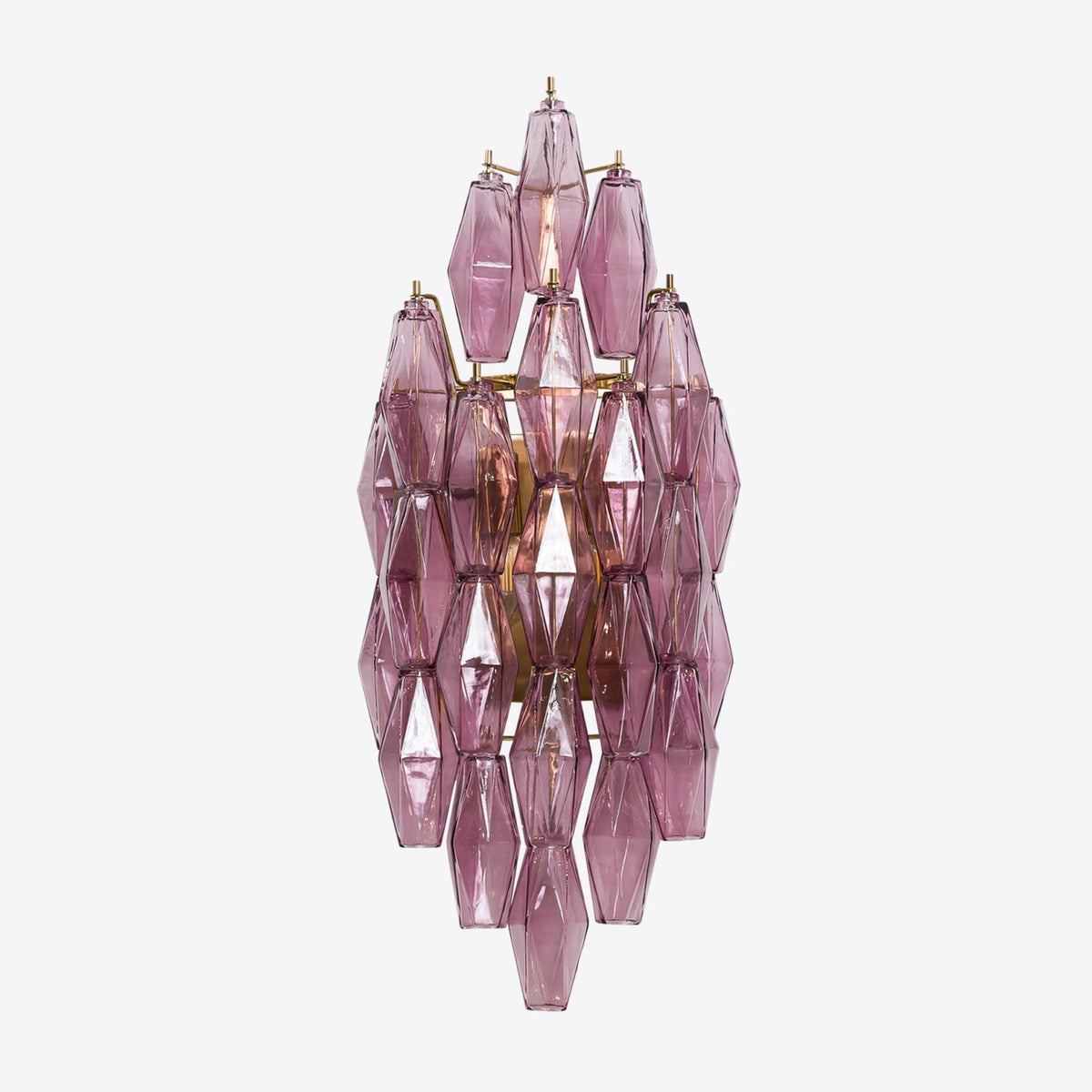 Zyrelis Polyedrische Glas-Wandleuchte