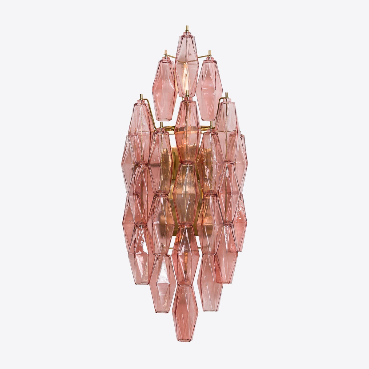 Zyrelis Polyedrische Glas-Wandleuchte