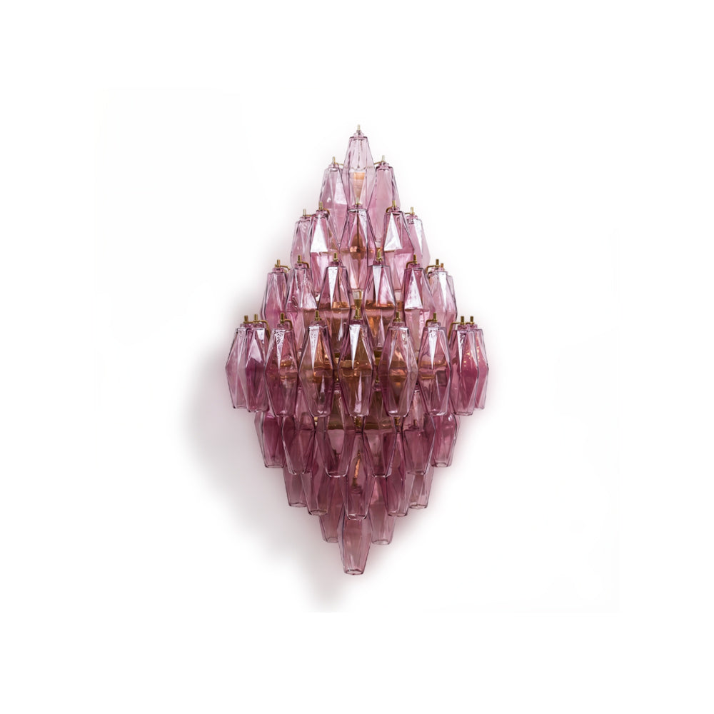 Zyrelis Polyedrische Glas-Wandleuchte