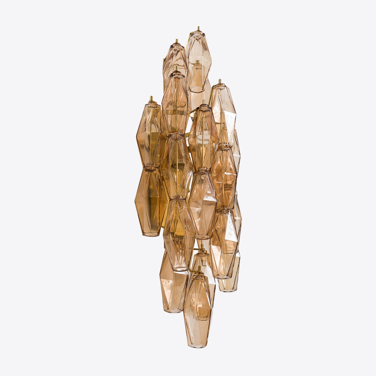 Zyrelis Polyedrische Glas-Wandleuchte