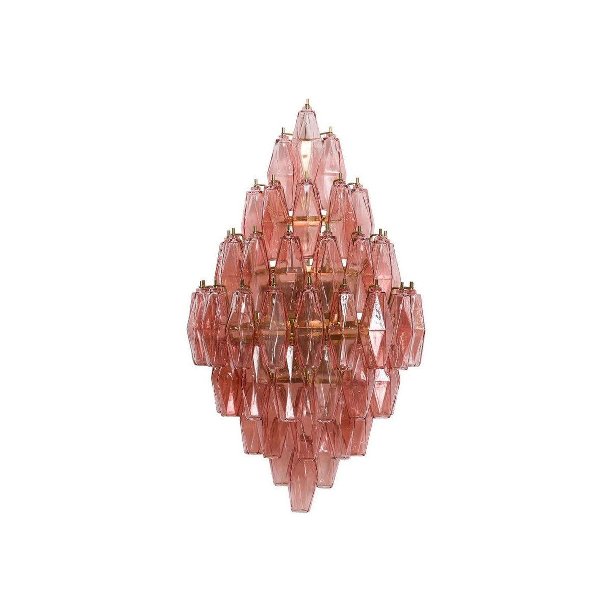 Zyrelis Polyedrische Glas-Wandleuchte