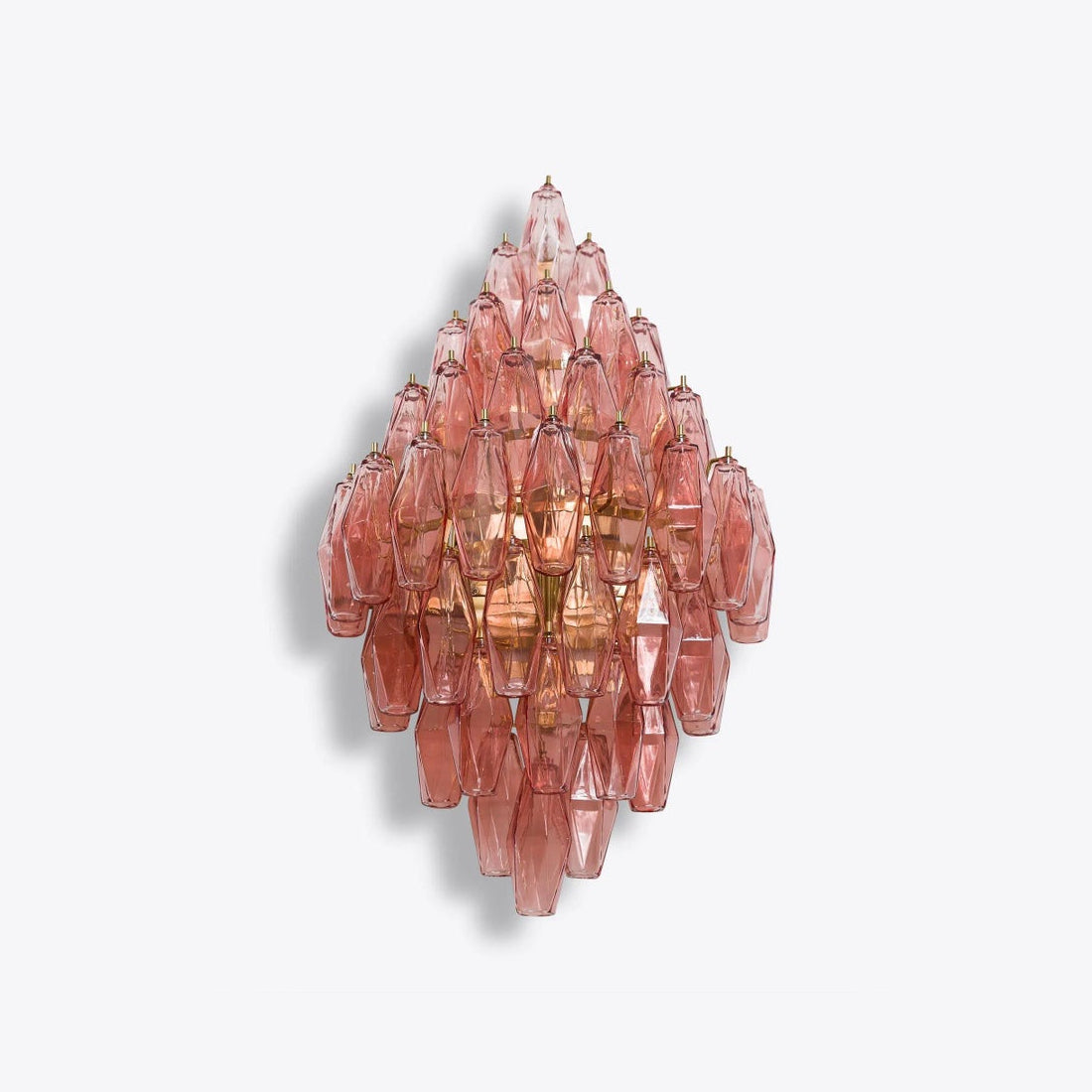 Zyrelis Polyedrische Glas-Wandleuchte