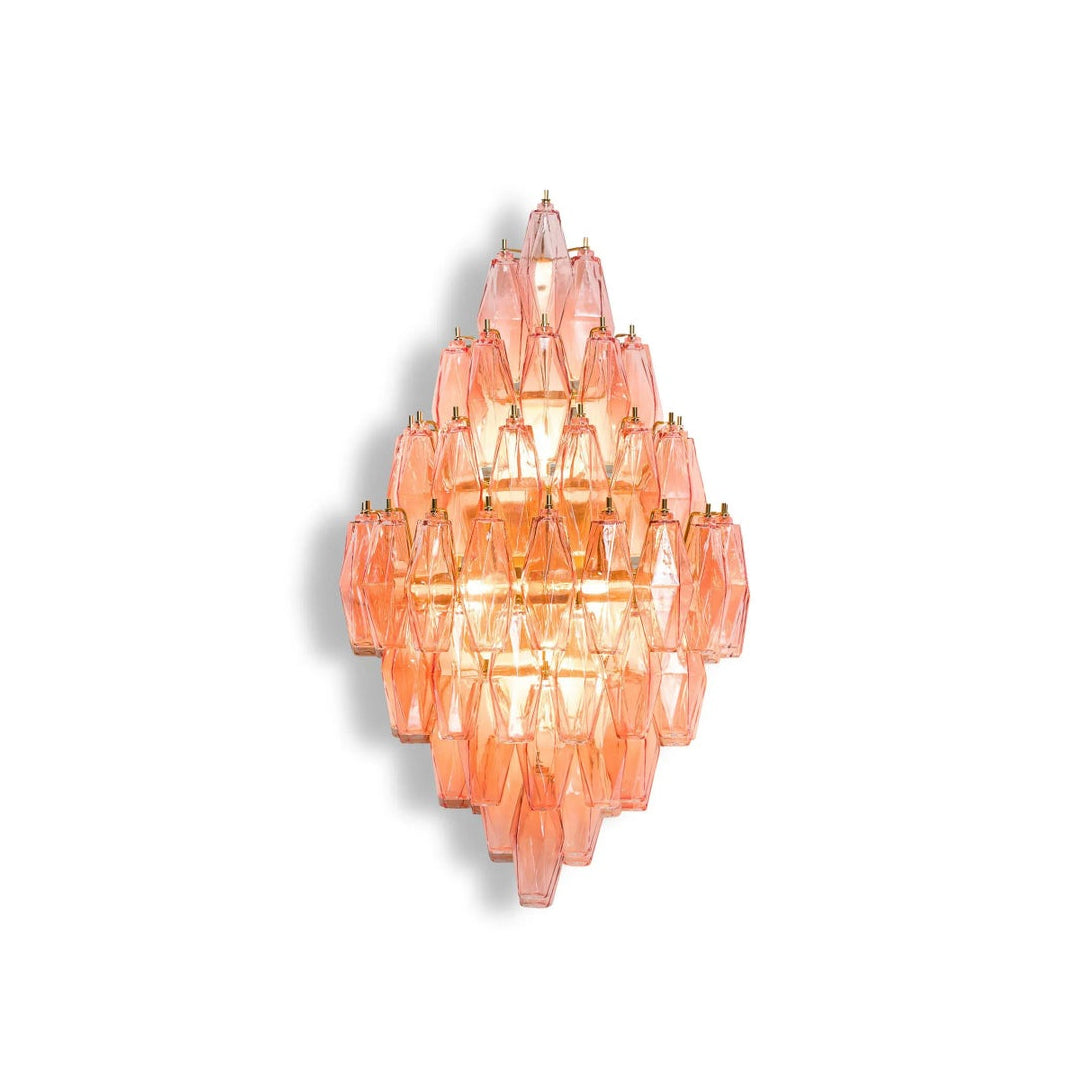 Zyrelis Polyedrische Glas-Wandleuchte