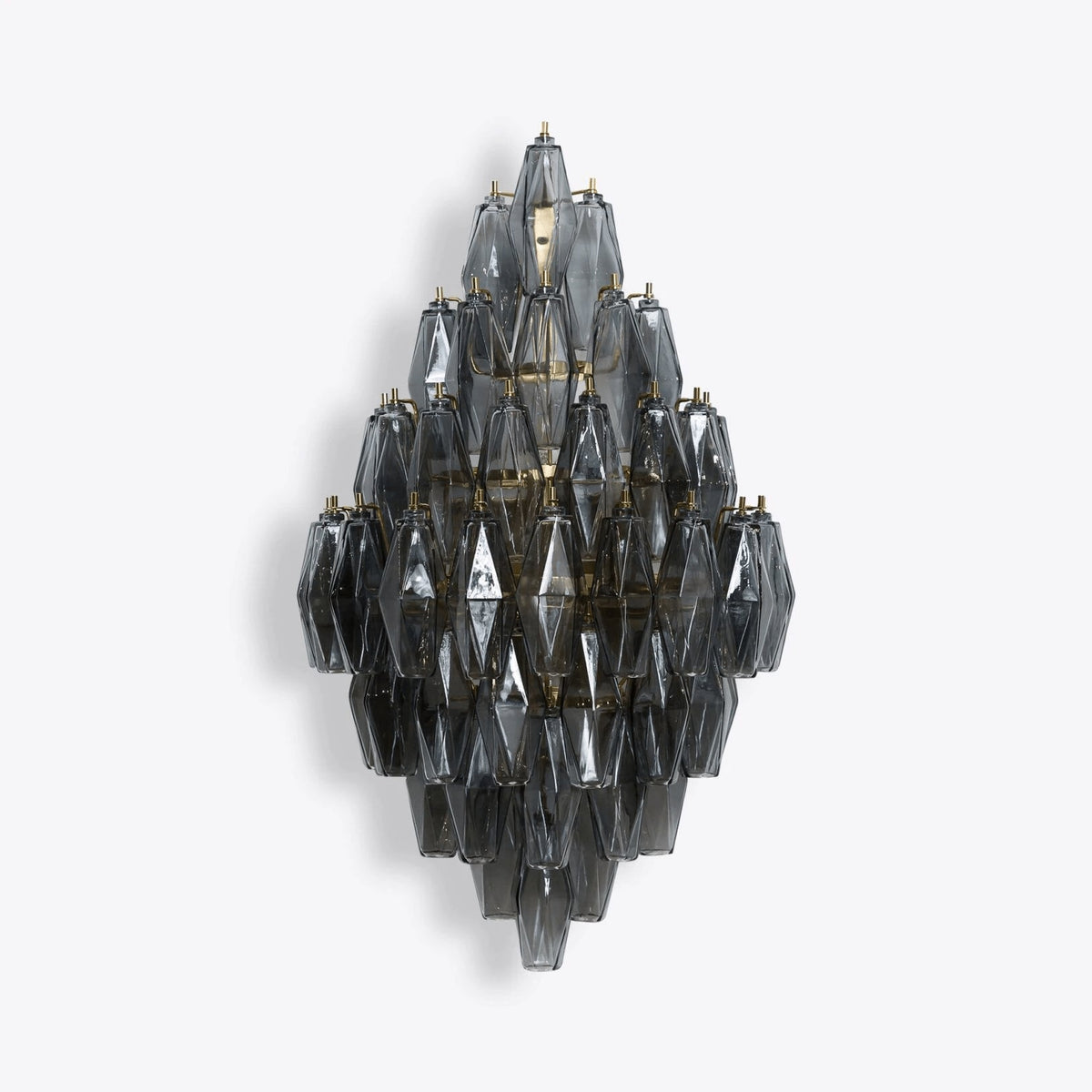 Zyrelis Polyedrische Glas-Wandleuchte