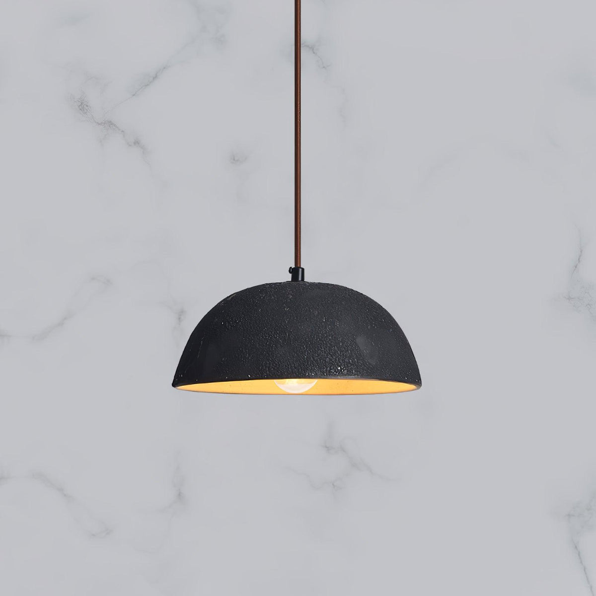 Dome Vintage Pendelleuchte aus Holz