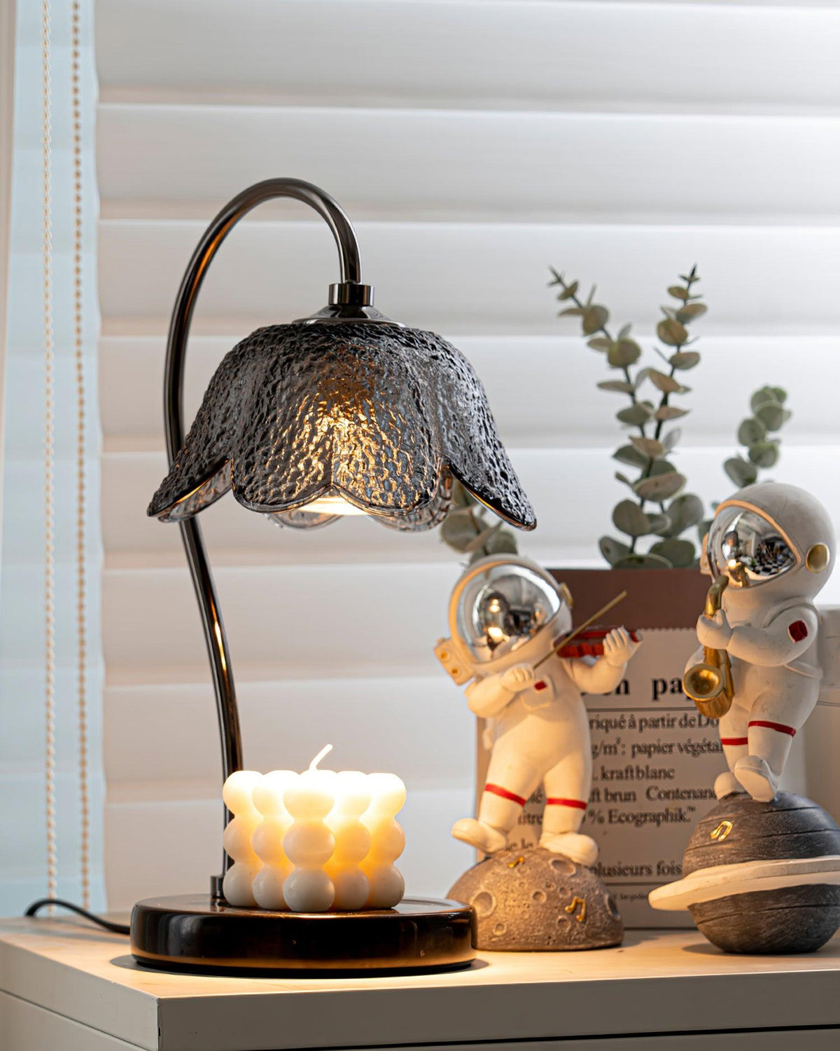 Velivette Kerzenwärmer-Tischlampe