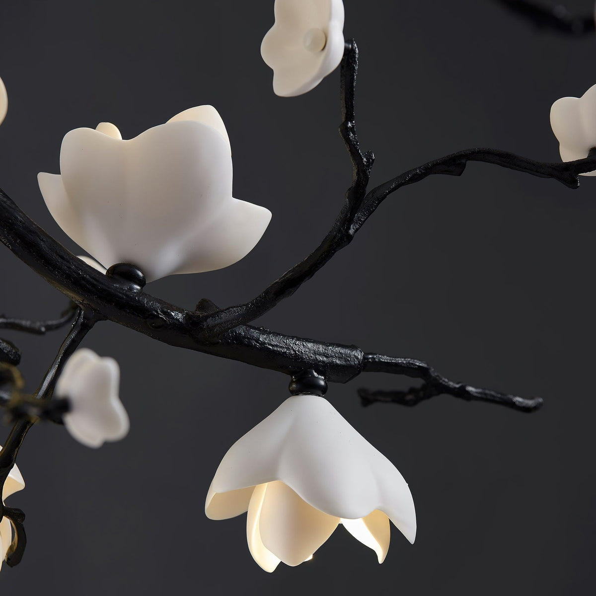 Aureira Pendelleuchte Schwarz Kupfer Baum Wilde Früchte